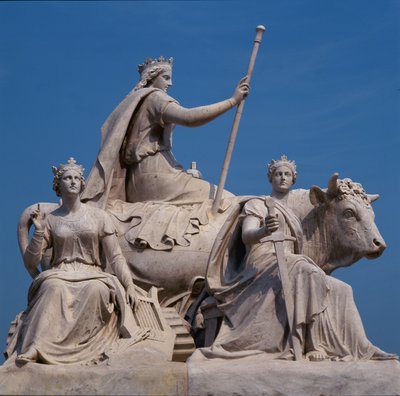 Europe, Sculpture Group from the Albert Memorial by Patrick MacDowell